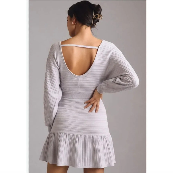 Daily Practice by Anthropologie Long-Sleeve‎ Flared Sweater Mini Dress - Picture 12 of 12